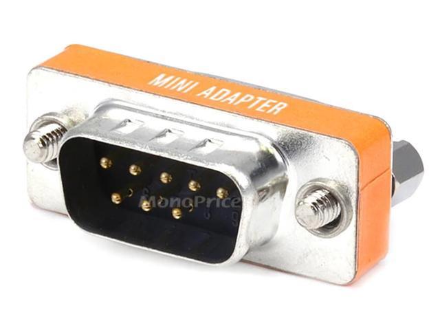 Monoprice DB9 Male/Female Mini Null Modem Adapter