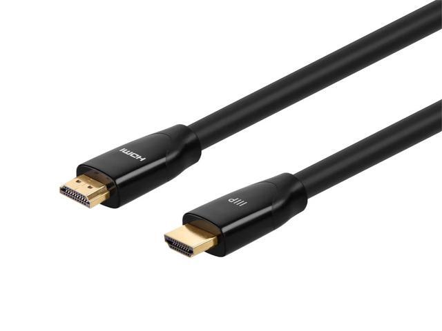 Monoprice Certified Premium High Speed HDMI Cable, 4K @ 60Hz, HDR, 18Gbps, 28AWG, YUV 4:4:4, 20ft, Black