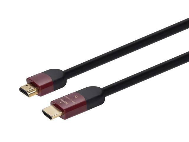 Monoprice HDMI Cable - 25 Feet - Black High Speed, Active Chipset, 4K@60Hz, HDR, 18 Gbps, CL2 - Cabernet Ultra Series