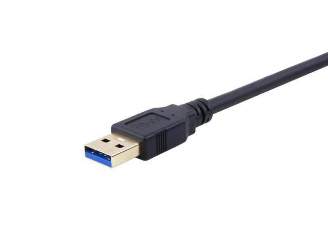 Monoprice USB 3.0 Cable - 3 Feet - Black USB Type-A Male to USB Type-B Male, compatible with Brother, HP, Canon, Lexmark, Epson, Dell, Xerox,...