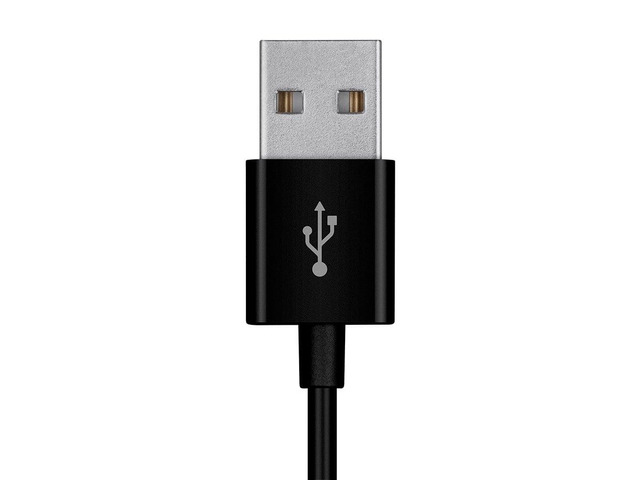 Monoprice USB-A to Micro B Cable - 6 Feet - Black, Polycarbonate Connector Heads, 2.4A, 22/30AWG - Select Series