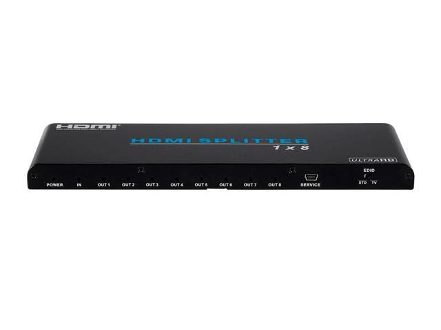 Monoprice Blackbird 4K Pro 1x8 HDMI Splitter With HDCP 2.2 and EDID Support Delivers Up to 10.2 Gbps Bandwidth