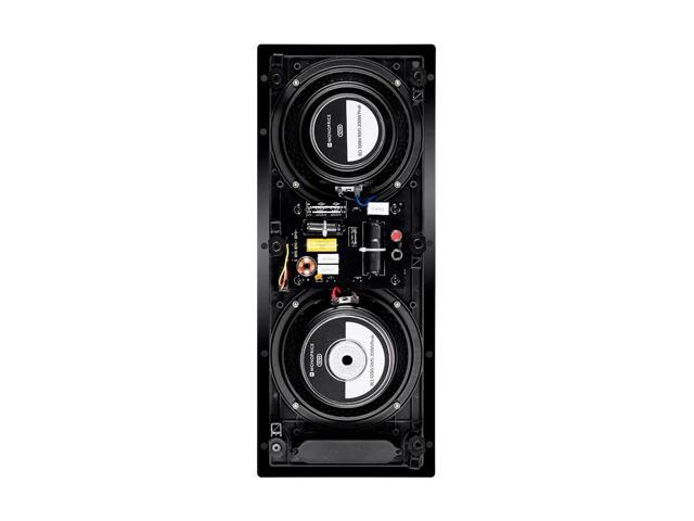 Monoprice 3-Way Carbon Fiber In-Wall Column Speaker - 6.5 Inch With Ribbon Tweeter (Each) - Amber Series - image 4
