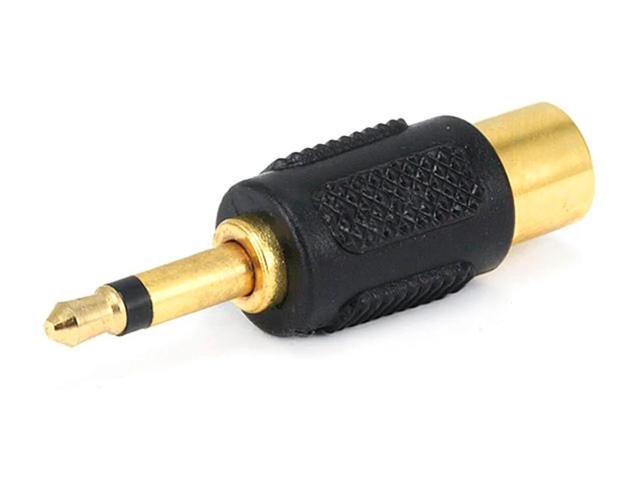 Monoprice 3.5mm TS Mono Plug to RCA Jack Adapter, Gold Plated