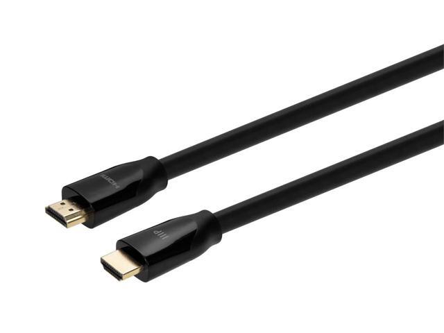 Monoprice Certified Premium High Speed HDMI Cable, 4K @ 60Hz, HDR, 18Gbps, 28AWG, YUV 4:4:4, 6ft, Black