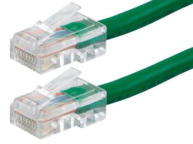 Monoprice Cat6 Ethernet Patch Cable - 15 Feet - Green Network Internet Cord - RJ45, Stranded, 550Mhz, UTP, Pure Bare Copper Wire, 24AWG -...