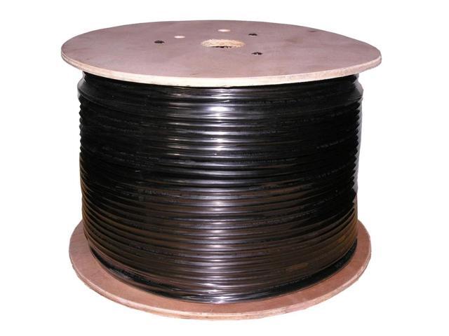 Monoprice Cat5e Ethernet Bulk Cable - 1000 Feet - Black Network Internet Cord - Solid, 550Mhz, UTP, Pure Bare Copper Wire, Outdoor, 24AWG Monoprice Cat5e Ethernet Bulk Cable - 1000 Feet - Black Network Internet Cord - Solid, 550Mhz, UTP, Pure Bare Copper Wire, Outdoor, 24AWG
