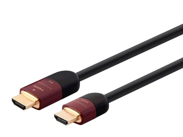 Monoprice HDMI Cable - 45 Feet - Black High Speed, Active Chipset, 4K@60Hz, HDR, 18Gbps, 26AWG, YUV, 4:4:4, CL2 - Cabernet Ultra Series