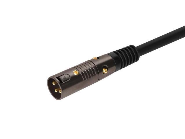 Monoprice 3ft Premier Series XLR Male to RCA Male Cable, 16AWG (Gold Plated)