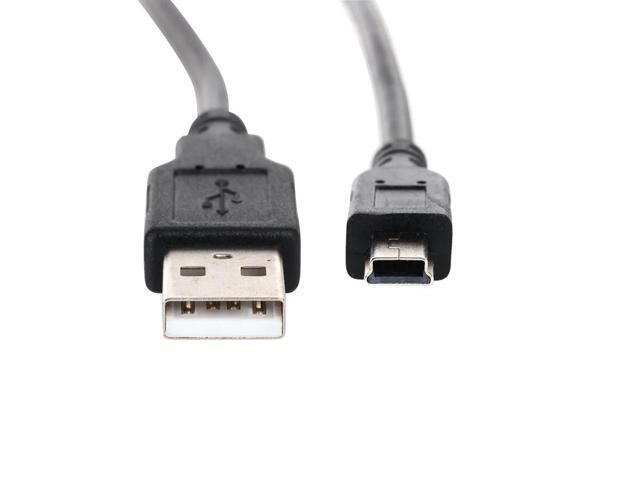 Monoprice USB A to Mini-B 2.0 Cable - 6 Feet - Black 5-Pin 8/28AWG