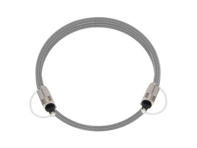 Monoprice 3ft Premium Optical Toslink Cable w/ Metal Fancy Connectors