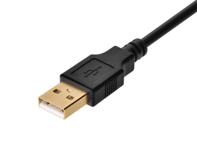 Monoprice 10ft USB A to mini-B 5pin 28/28AWG Cable, Black