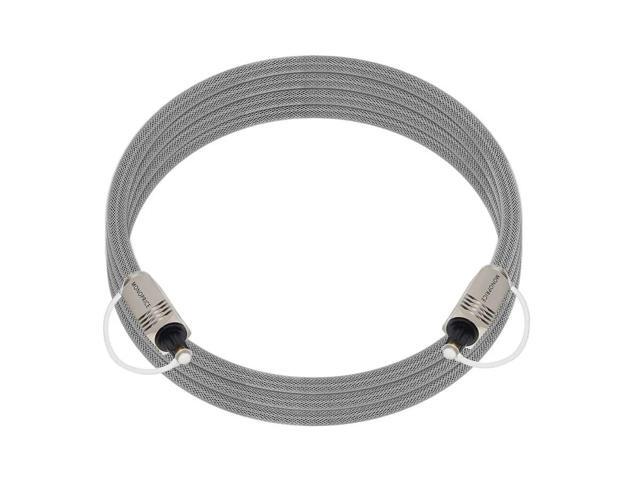 Monoprice 6ft Premium Optical Toslink Cable w/ Metal Fancy Connectors