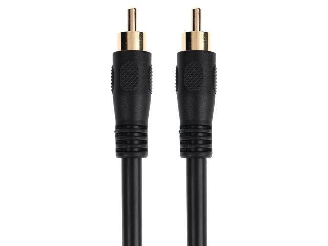 Monoprice 50ft Coaxial Audio/Video RCA Cable M/M RG59U 75ohm (for S/PDIF, Digital Coax, Subwoofer & Composite Video)