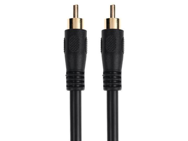 Monoprice 3ft Coaxial Audio/Video RCA Cable M/M RG59U 75ohm (for S/PDIF, Digital Coax, Subwoofer & Composite Video)