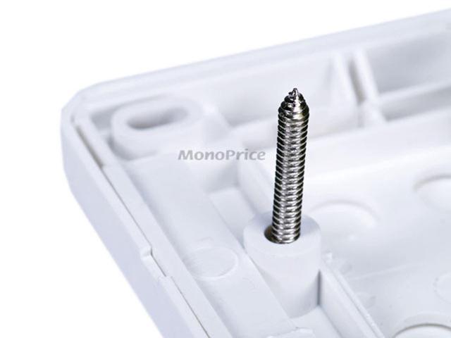 Monoprice High Quality Banana Binding Post Wall Plate For 2 Speaker - Coupler Type