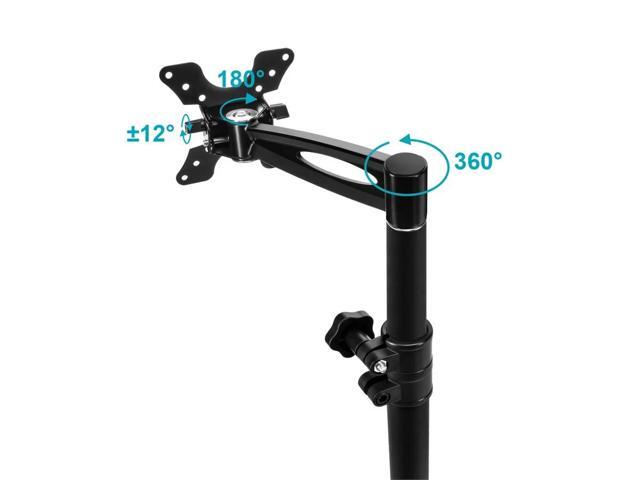Monoprice 2-Way Adjustable Tilting Desk Mount Bracket - Black For 13-30 Inch Monitors
