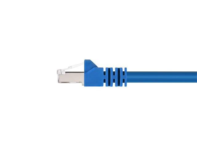 Monoprice Cat6A Ethernet Patch Cable - 25 Feet - Blue Snagless RJ45, Stranded, 550Mhz, STP, Pure Bare Copper Wire, 10G,26AWG