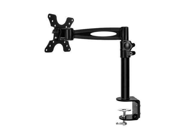Monoprice 2-Way Adjustable Tilting Desk Mount Bracket - Black For 13-30 Inch Monitors