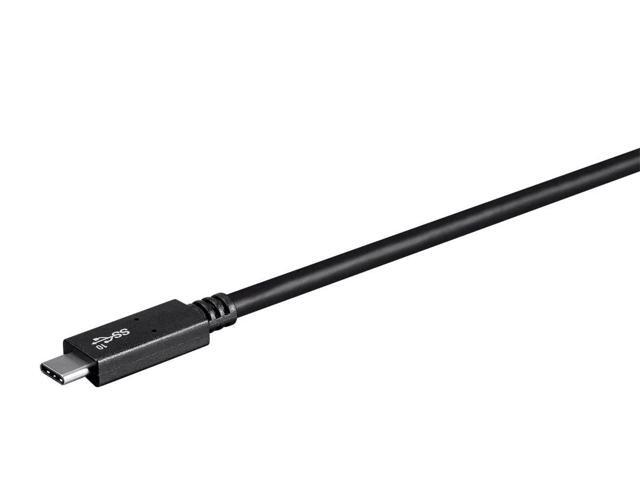 Monoprice USB C to USB C 3.1 Gen 2 Cable - 0.5 Meter (1.6 Feet) - Black 10Gbps, 5A, 30AWG, Type C, Compatible with Xbox One / PS5/ Switch / iPad...