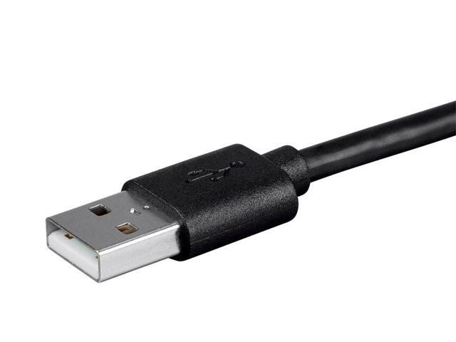 Monoprice USB C to USB A 2.0 Cable - 0.5 Meter (1.6 Feet) - Black Fast Charging, High Speed, 480Mbps, 3A, 26AWG, Type C, Compatible with Samsung...