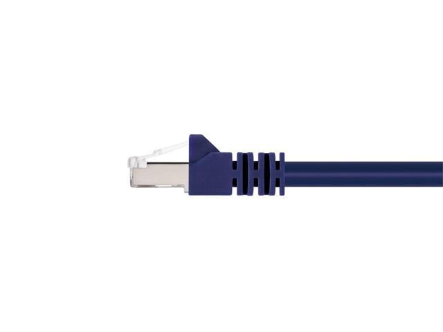 Monoprice Cat6A Ethernet Patch Cable - 10 Feet - Purple Network Internet Cord - RJ45, 550Mhz, STP, Pure Bare Copper Wire, 10G, 26AWG
