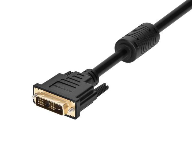 Monoprice 25ft 26AWG CL2 Standard HDMI to DVI Adapter Cable, Black