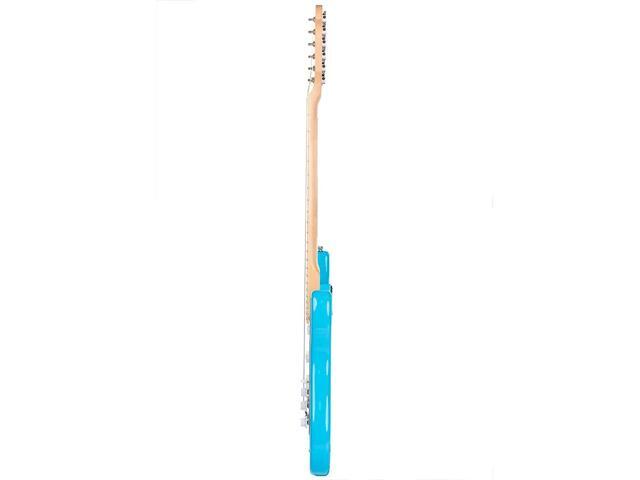 Monoprice Indio Cali Classic Electric Guitar - Blue, With Gig Bag