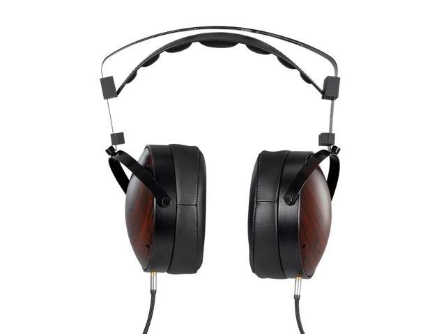 Monoprice Monolith M1060C Over Ear Planar Magnetic Headphones - Black/Wood With 106mm Driver, Closed Back Design, Comfort Ear Pads For...