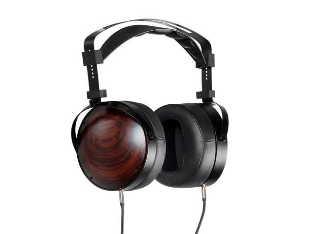 Monoprice Monolith M1060C Over Ear Planar Magnetic Headphones - Black/Wood With 106mm Driver, Closed Back Design, Comfort Ear Pads For...