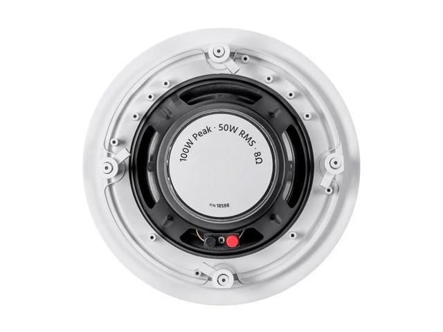 Monoprice 2-Way Polypropylene Ceiling Speakers - 8 Inch (Pair) With Paintable Grille - Aria Series