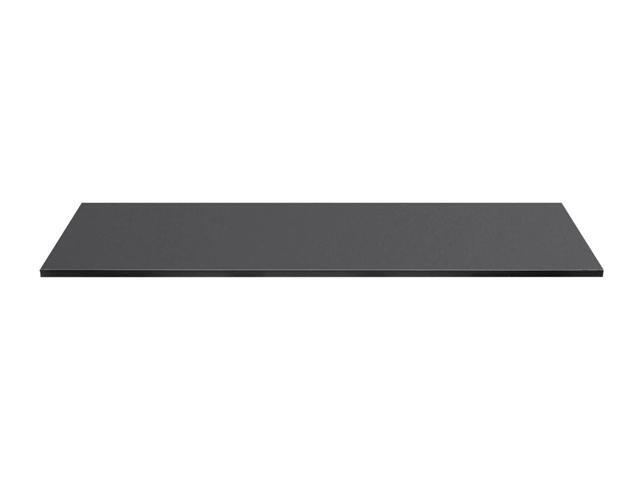 Monoprice Table Top 6 Feet Wide - Black Custom Sized for Sit-Stand Height Adjustable Riser Desk - Workstream Collection