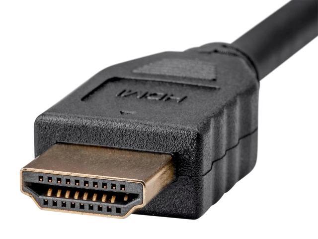 Monoprice HDMI Cable - 1.5 Feet - Black High Speed, 4k@60Hz, 10.2Gbps, 32AWG, CL2, Compatible with UHD TV and More - Commercial Series