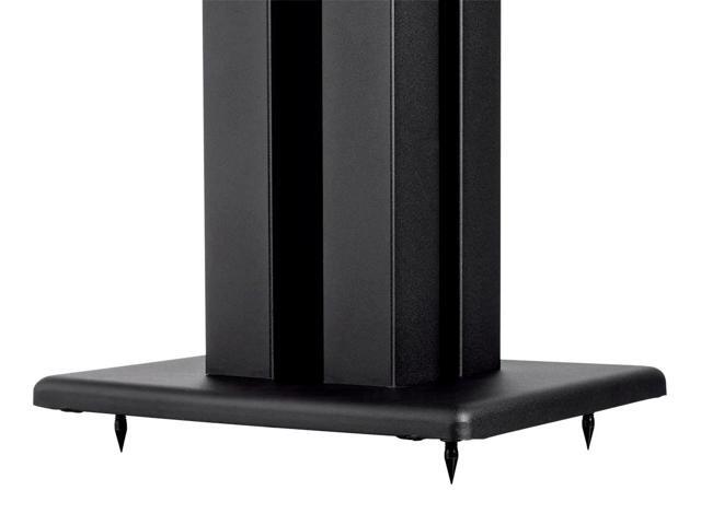 Monoprice Monolith 28 Inch Speaker Stand (Each) - Black | Supports 100 lbs Adjustable Spikes Compatible With Bose Polk Sony Yamaha Pioneer and others - image 4