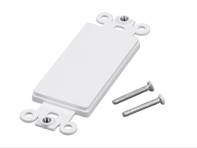 Monoprice Blank D?cor Insert - White for Home,Office, Personal Install