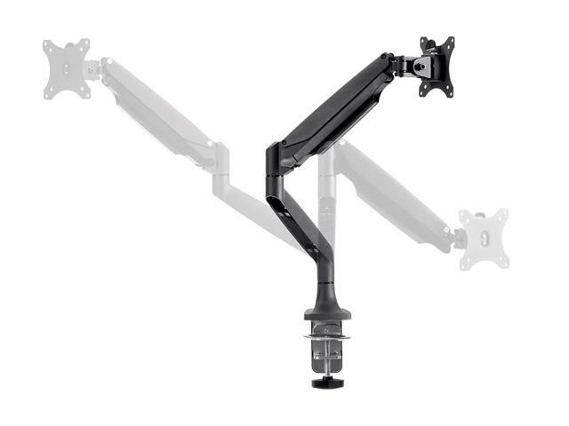 Monoprice Smooth Full Motion Single Monitor Adjustable Gas Spring Desk Mount - Black For Large Screens, Supports Up To 34 inch Monitors, 19.8 LBS...