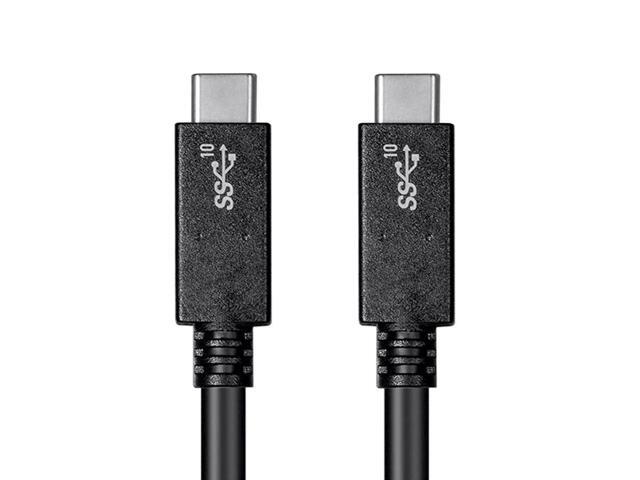 Monoprice USB C to USB C 3.1 Gen 2 Cable - 0.5 Meter (1.6 Feet) - Black 10Gbps, 5A, 30AWG, Type C, Compatible with Xbox One / PS5/ Switch / iPad...