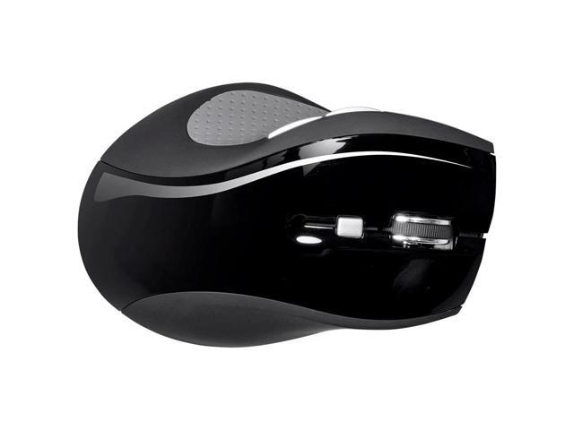 Monoprice Select Wireless Ergonomic Mouse - Black - Ideal For Work, Home, Office, Computers - Workstream Collection
