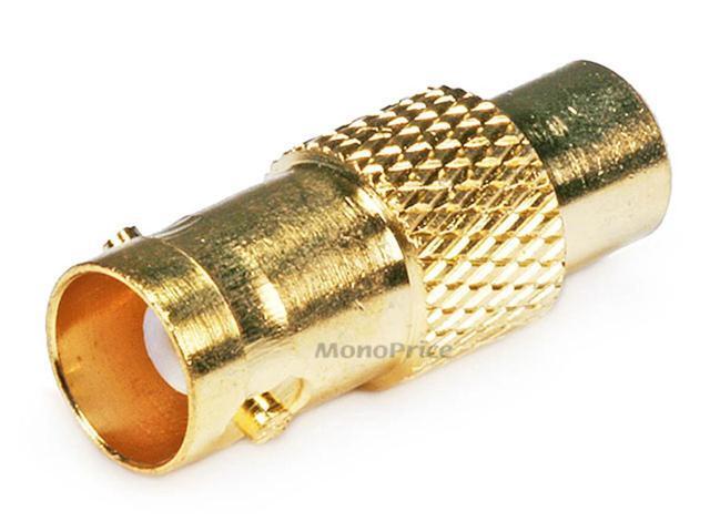 Monoprice BNC Female to RCA Female Adapter - Gold Plated Transfer 75ohm Signals