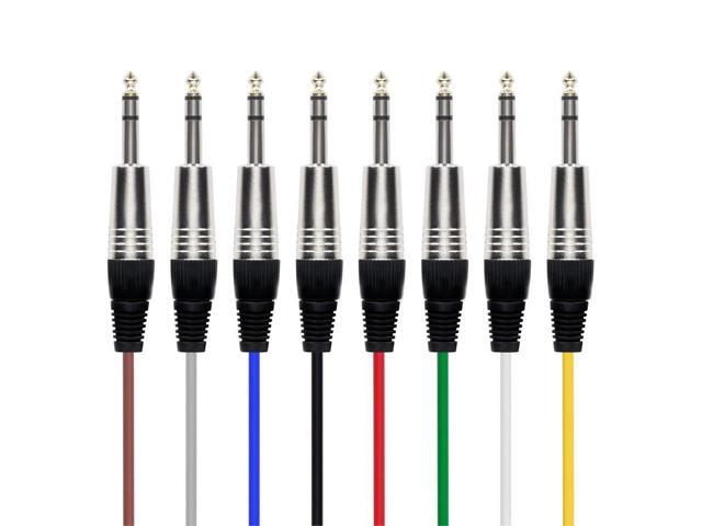 Monoprice 8-Channel 1/4 Inch TRS Male to XLR Male Snake 26AWG Cable C/d - 10 Feet With 8 Balanced Mono / Unbalanced Stereo Lines