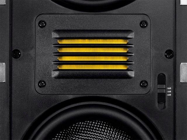 Monoprice 3-Way Carbon Fiber In-Wall Column Speaker - 6.5 Inch With Ribbon Tweeter (Each) - Amber Series - image 5