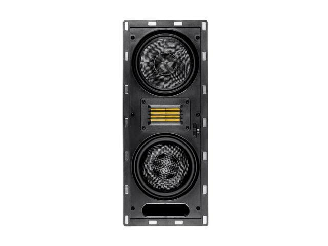 Monoprice 3-Way Carbon Fiber In-Wall Column Speaker - 6.5 Inch With Ribbon Tweeter (Each) - Amber Series - image 3