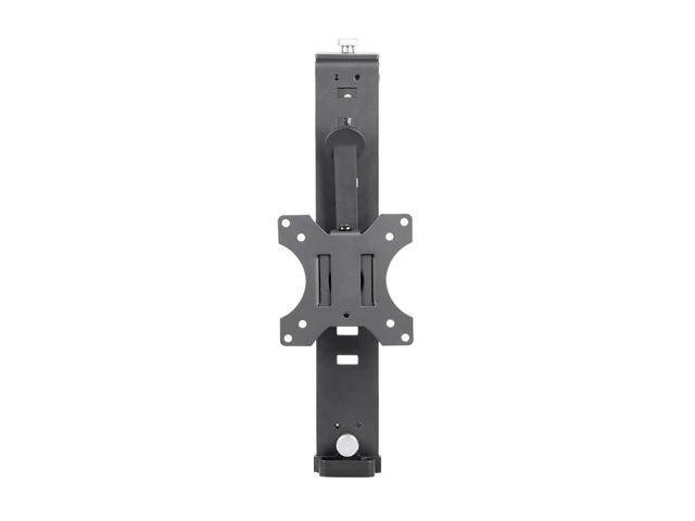 Monoprice Cubicle Flat Panel Monitor Mount - Black Ultra-Thin, Adjustable Height, Durable - Workstream Collection