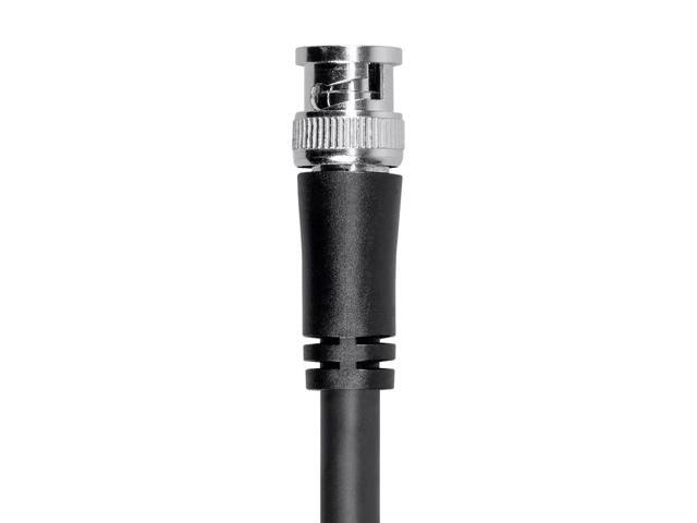 Monoprice HD-SDI RG6 BNC Cable - 200 Feet - Black For Use In HD-Serial Digital Video Transfer, Mobile Apps, HDTV Upgrades, Broadband Facilities -...