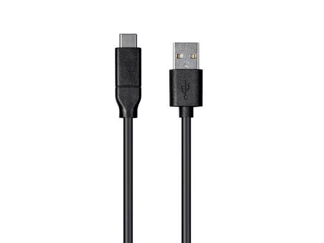 Monoprice USB C to USB A 2.0 Cable - 1 Meter (3.3 Feet) - Black Fast Charging, High Speed, 480Mbps, 3A, 26AWG, Type C, Compatible with Samsung...