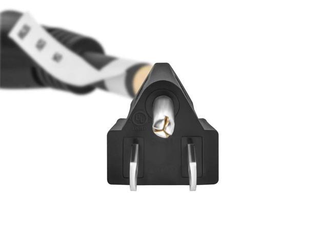 Monoprice 14inch 16AWG Power Cord Splitter Cable, 10A (NEMA 5-15P to 2x NEMA 5-15R)