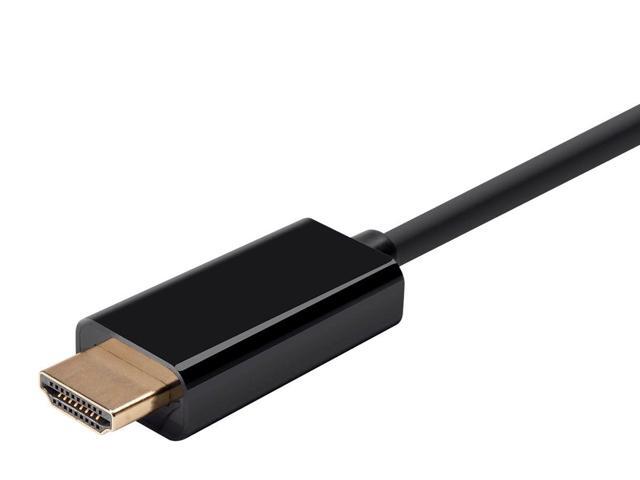 Monoprice Mini DisplayPort to HDTV Cable - 15 Feet, Supports Up to Full HD, 1080P Resolution And 3D video - Select Series