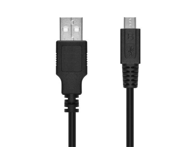 Monoprice USB 2.0 Cable - 6 Feet - Micro USB / Micro-B 2.0 A Male to 5pin Male 28/28AWG Cable compatible with Samsung Galaxy, Note, Android, LG,...