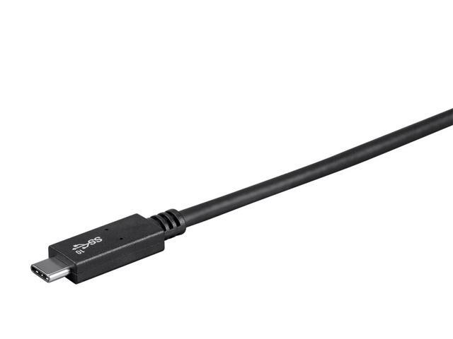 Monoprice USB C to USB A 3.1 Gen 2 Cable - 1 Meter (3.3 Feet) - Black Fast Charging, 10Gbps, 3A, 30AWG, Type C, Compatible with Xbox One / VR /...