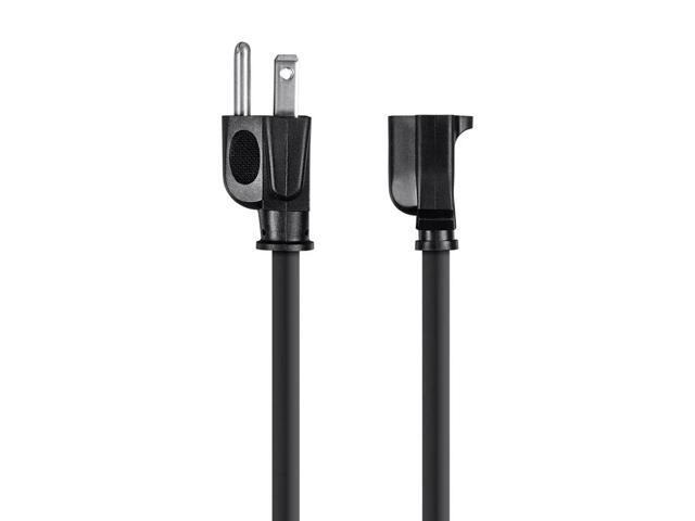 Monoprice 1ft 16AWG Power Extension Cord Cable, 13A (NEMA 5-15P to NEMA 5-15R)